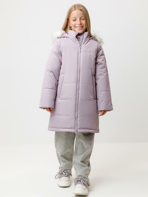 пальто для дев со съемной подстежкой